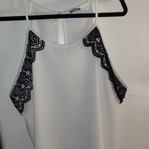 Beautiful Black & White Blouse